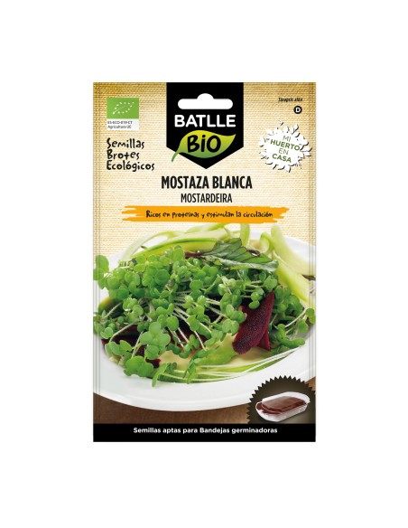 Semilla mostaza blanca (para brotes) (ecológica)