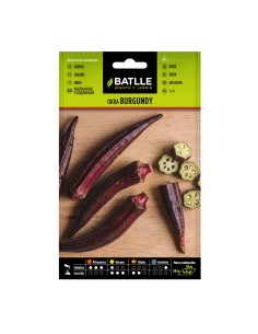 Semente de ocra o okra Burgundy