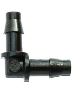 Codo para microtubo de goteo de 4 mm (10 unidades)
