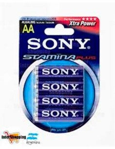 Pack de 4 piles alcalines 1,5V Sony