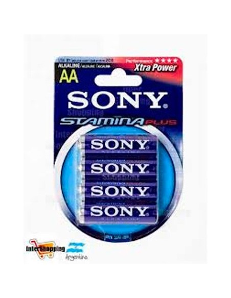 Pack de 4 piles alcalines 1,5V Sony