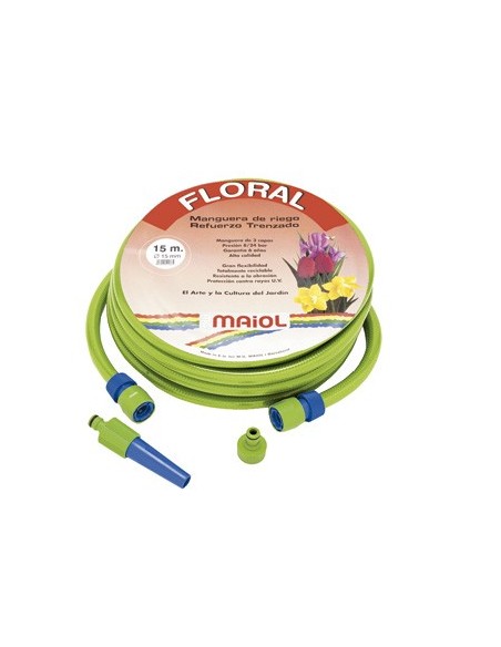 Manguera + kit reg Picnic (15 metres, 15 mm diàmetre)