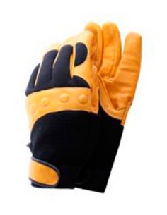 Luvas de couro macio masculino