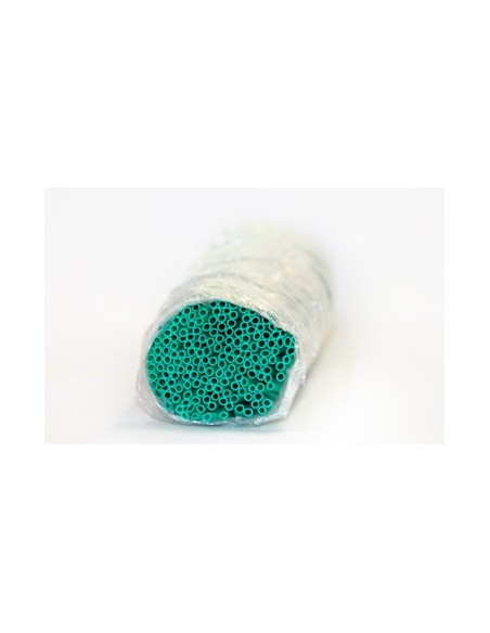 Tiras de 25 cm de "macarrón" de PVC verde