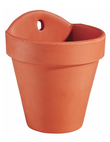 Maceta para colgar de barro básico