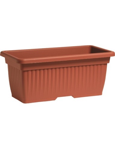 Jardinera y plato de plástico Fiorere