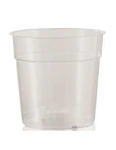 Maceta redonda de plástico Transparente