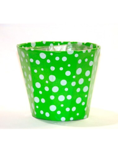 Vaso de flores de metaplástico