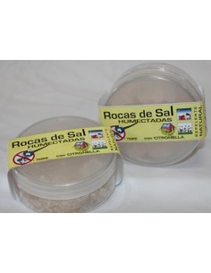 Rochas de sal do Himalaia com citronela 