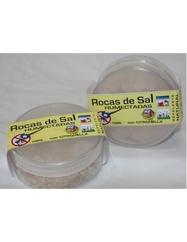 Rochas de sal do Himalaia com citronela 