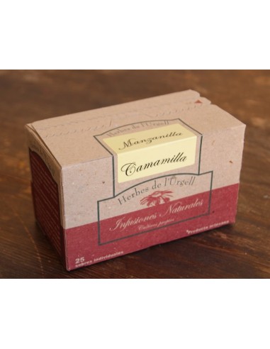 Sobres de flor de camamilla seca