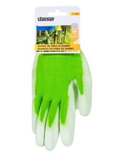 Luvas de fibra de bambu