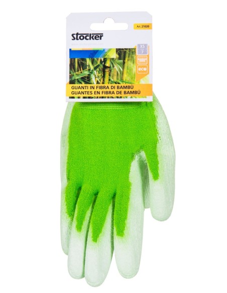 Luvas de fibra de bambu