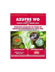 Fungicida acaricida Azufre mojable WG Masso