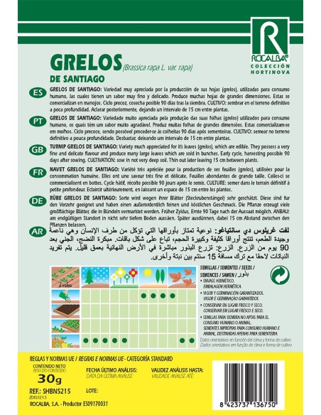 Semilla Grelos de Santiago