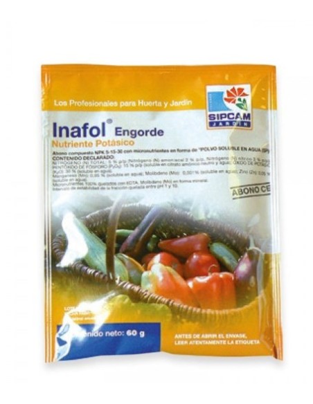 Engrais Soluble Inafol Engorde Evo (60 gr).
