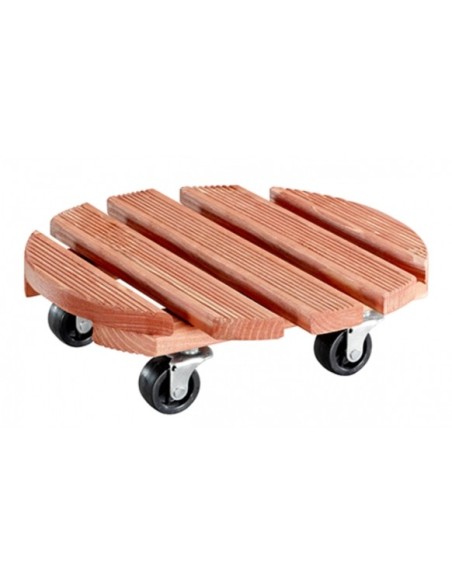 Soporte redondo con ruedas Country (30 cm Ø)