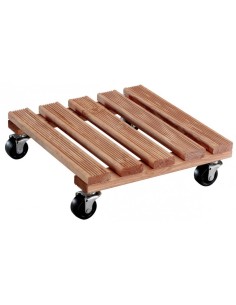 Suport quadrat amb rodes Toscana (29 cm)
