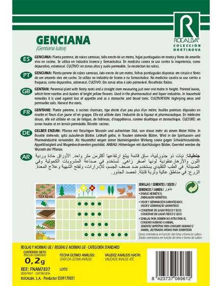 Llavor Genciana
