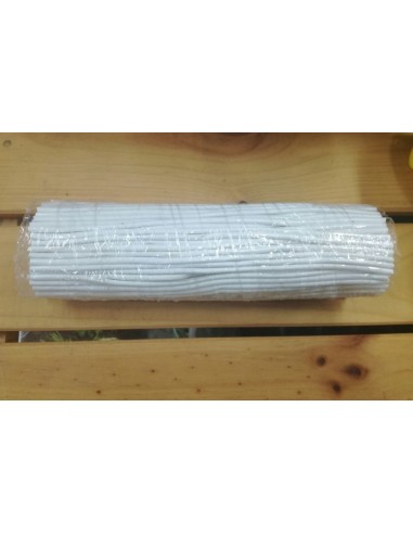 Tiras de 25 cm de "macarrón" de "legatox" blanco