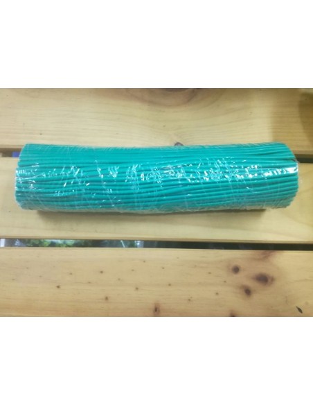 Lanière de 25cm de "macaron" PVC vert