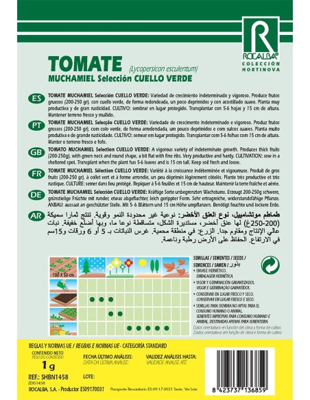 Semente de Muchamiel de pescoço verde