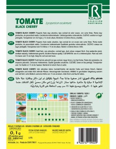 Semilla tomate black Cherry 2