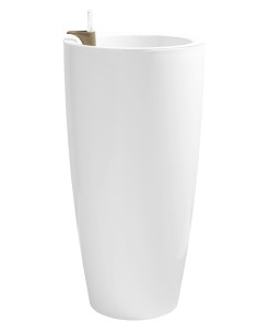 Pote alto de Santorini com rega automática (vaso de 33 cm de diâmetro)